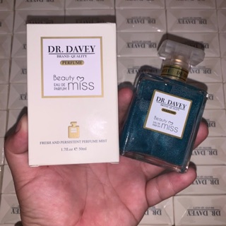 🔆🔆น้ำหอม DR.DAVEY​ 🔆🔆 กลิ่นหอมหลายสไตล์ ขนาด 50 ml (สีน้ำเงิน) กลิ่นสไตล์ผู้หญิงเซ็กซี่ ดูเย้ายวนแบบบมีเชิง