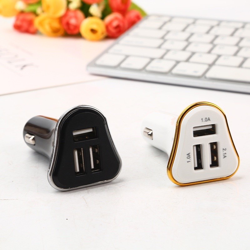 ที่ชาร์จในรถยนต์ Car Charger USB 3 port 5.1A ( แบบ 3 ช่อง )