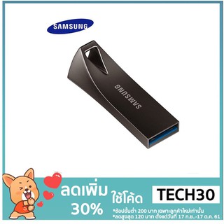 【โค้ด __(TECH30) ลด 30%】！"Samsung Bar Plus 128GB - 300 MB / s USB 3.1 ไดรฟ์ USB