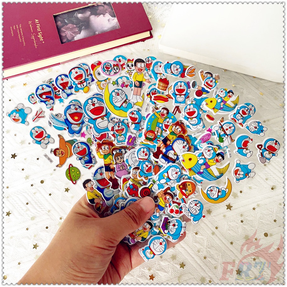▶ สติกเกอร์ ลายโดราเอมอน Q-1 DIY สําหรับติดตกแต่ง 5 แผ่น