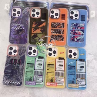 Muturalเคสพิมพ์ลายกันกระลายขอบกล้องนูนรุ่น14/14pro/14plus/14promaxสินค้าพร้อมส่ง