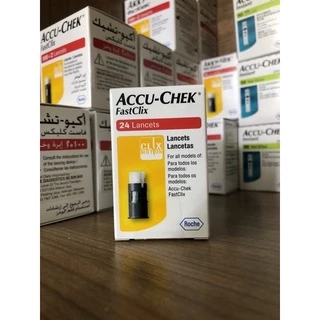 Accu-chek Accuchek Fastclix 24 ชิ้น สำหรับปากกา Fastclix