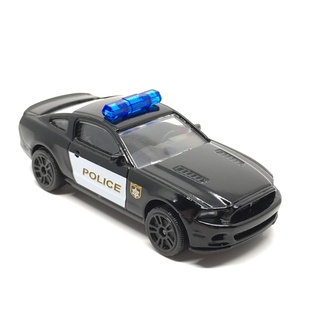 Majorette Ford Mustang Boss - Police - Black Color /Wheels D5SB /scale 1/61 (3 inches) no Package