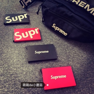 Supreme ที่ใส่บัตรอลูมิเนียม โลหะ ผู้ชาย ที่ใส่บัตรเครดิต Rfid บล็อกมินิ กระเป๋าสตางค์ แบบบาง อัตโนมัติ ป๊อปอัพ เคสป้องกัน ยอดนิยม