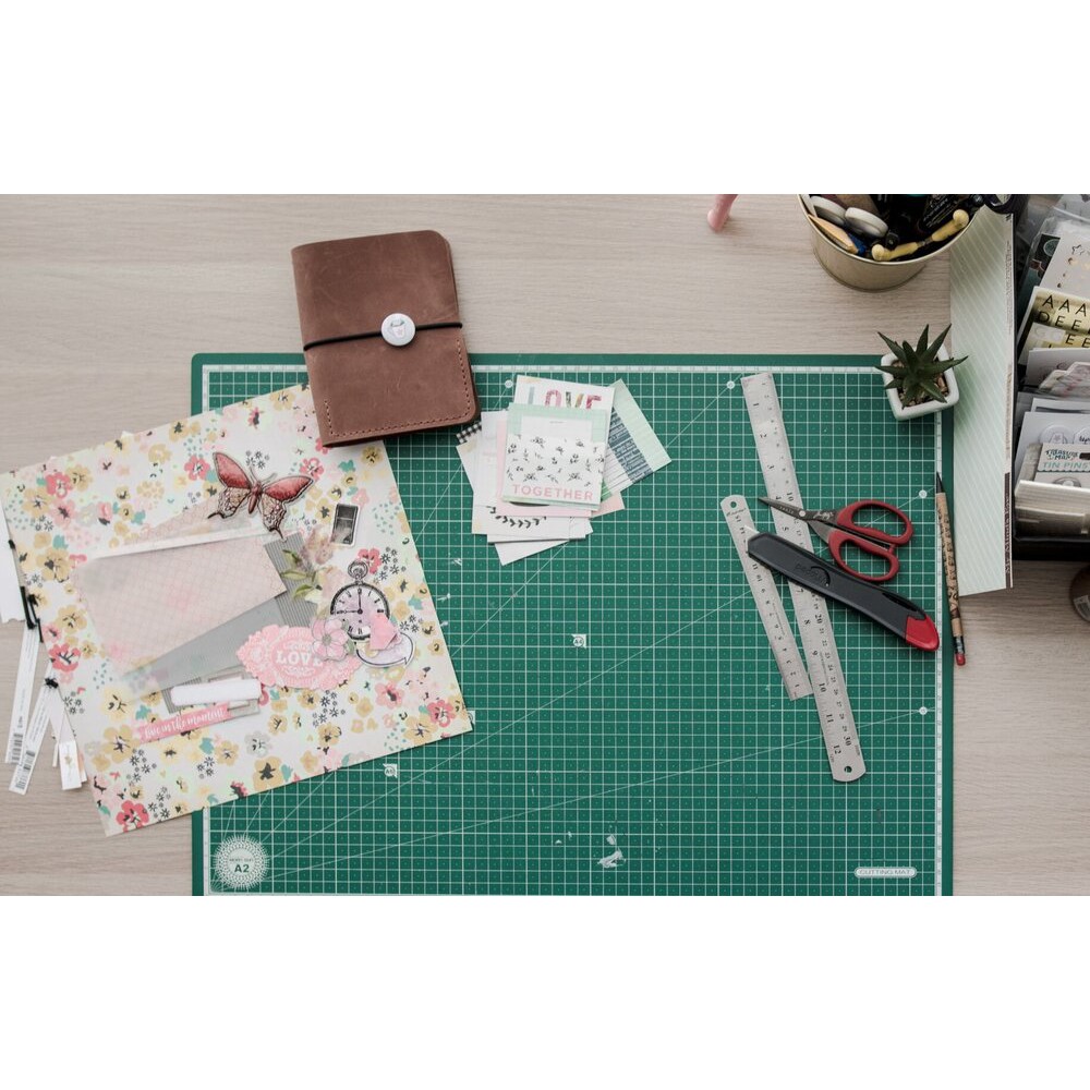 แผ่นยางรองตัด ขนาด (A2/A3/A4) ตรา MORN SUN cutting mat