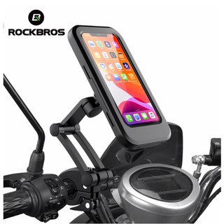 Rockbros ขาตั้งโทรศัพท์มือถือกันน้ํา Ipx6 สําหรับติดแฮนด์รถจักรยาน