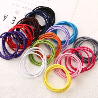 สินค้าพร้อมส่ง❣️ เส้นละ 1 บาท ยางมัดผม ยางมัดผมแบบยืดหยุ่น ยางรัดผม ยางรัดผมแบบยืดหยุ่น น่ารัก  ประดับผม  รัดผม ที่มัดผม