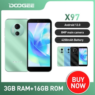 DOOGEE X97 Smartphone 3GB+16GB 6.03"HD Display G25 Octa Core Cellphone 8MP+5MP Camera Dual SIM 4200mAh