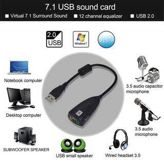 sound adapter 7.1 channel USB 2.0