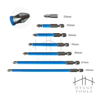 ไขควงหัวแม่เหล็ก(ต่อ1 ชิ้น) เจาะ ไขควง ไขควงหัวแม่เหล็ก Ph2 ขนาด 25 มม - 150 มม ดอกสว่าน Ph2 ไขควงแม่เหล็ก