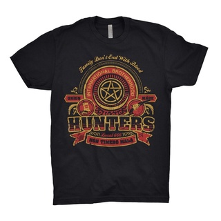 เสื้อยืดพิมพ์ลาย Supernatural Winchester Brothers Team Sam Dean Bobby Family Geek