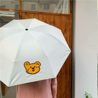 ทักแชทก่อนสั่ง 🕙 ร่มกัน UV มินิมอล Bear Umbrella