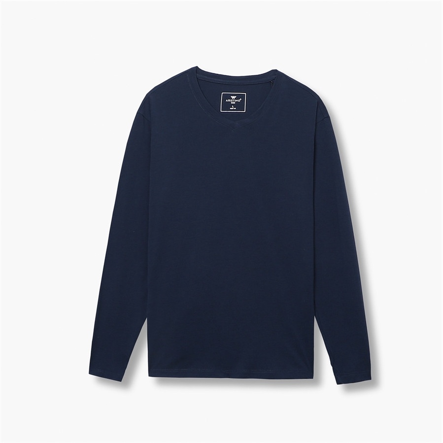 เสื้อยืดเก็บอุณหภูมิคอเต่าแขนยาวผู้ชาย ARISTINO สีชาย - ALT021W1