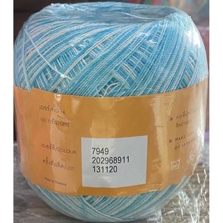 ด้ายซัมเมอร์#16 สีเหลือบ น้ำหนัก 100 กรัม Venus summer