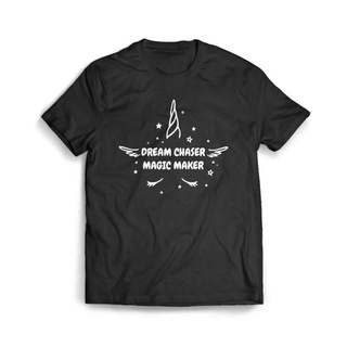 เสื้อผ้าผชเสื้อยืด พิมพ์ลายยูนิคอร์น Dream Chaser Magic MakerS-5XL