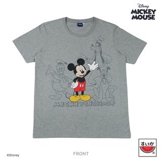 เสื้อยืดพิมพ์ลายเสื้อแตงโม (SUIKA) - เสื้อยืด Disney ลาย Mickey and Friends  ( MK.O-025 )รหัสเต็มS-3XL