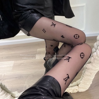 Sexy Girls Pantyhose Anti-hook Sexy Women Tights Ultra Thin Silk Tights with Embroidered Letters Tights