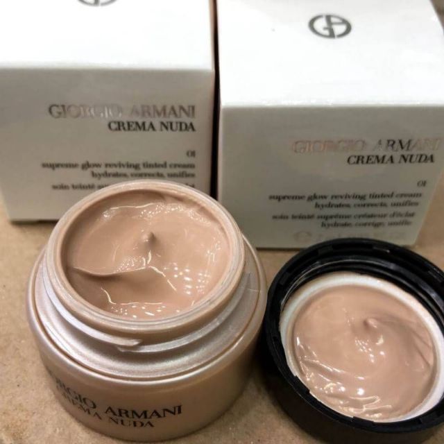 Giorgio Armani Crema Nuda Supreme Glow Reviving Tinted Cream ขนาดทดลอง 7  ml. สี#01 Nude Glow | Shopee Thailand