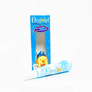 Oral Jel  เจลระงับกลิ่นปาก (กลิ่นมิลค์กี้มิ้นท์) สีฟ้า