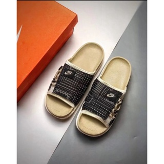 ✢△⊙รองเท้าแตะ Nike Asuna Slide Paisley Pale Ivory Black Sandals