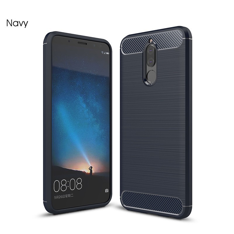 เคส Phone Case Huawei Nova 2i คาร์บอนไฟเบอร์ เคสอ่อนนุ่ม โทรศัพท์ กรณี
