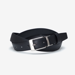 TAKEO KIKUCHI เข็มขัดหนัง BLACK LEATHER BELT NEW BUCKLE