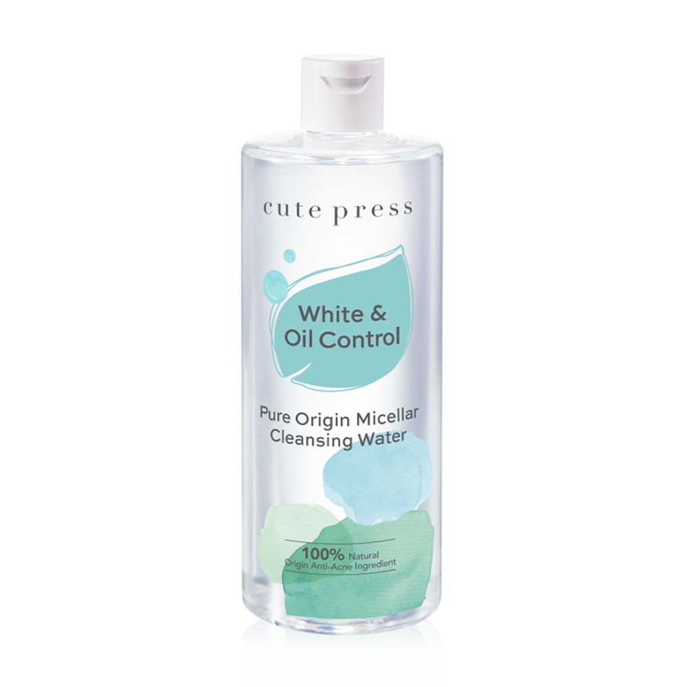 ส่งด่วน/ของแท้/ราคาถูก CUTE PRESS PURE ORIGIN MICELLAR CLEANSING WATER ไมเซลลาร์ เคล็นซิ่ง วอเทอร์ ทำความสะอาดผิวหน้า สู
