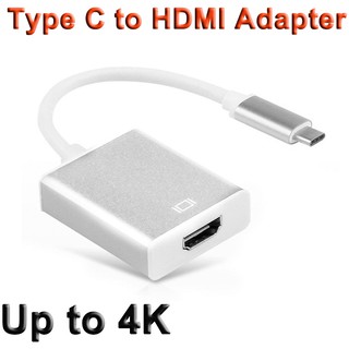 อะแดปเตอร์แปลง Type C to HDMI Adapter USB C 4K 3.1 Male to HDMI Female Adapter Converter for All  Type C