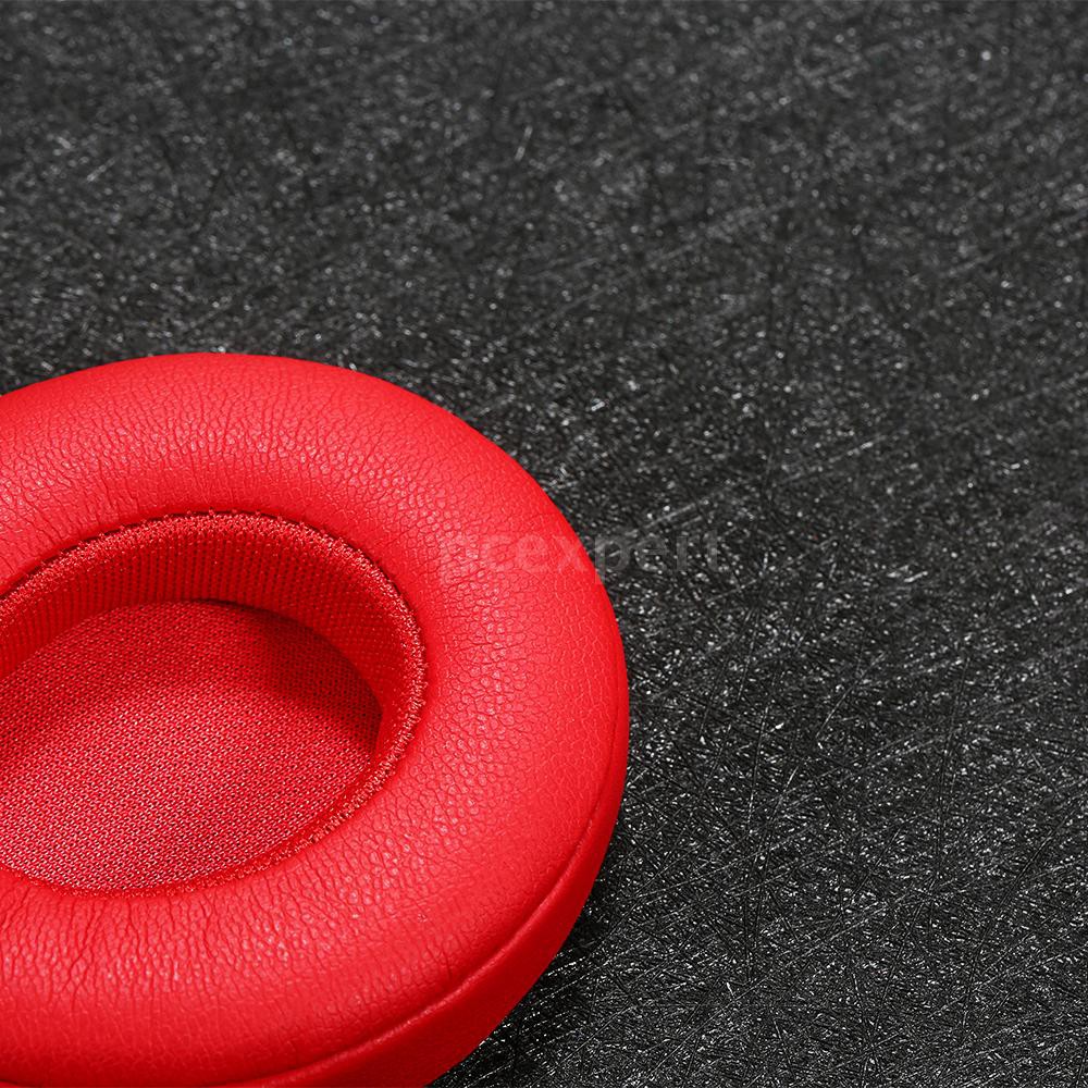 PCER◆Replacement Memory Ear Pad Protein Leather Around Ear Cups Cushion Cover for Beats SOLO 2 / 3 Wireless On Ear Headp #7