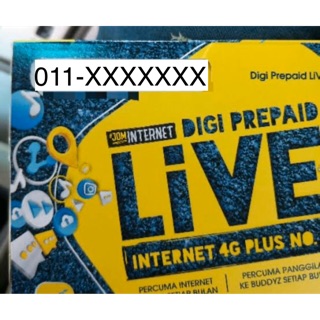 SimCard Digi ซิมเติมเงินมาเลย์ Digi (OTP Roaming) เงินเครดิต ใช้เติมวันได้