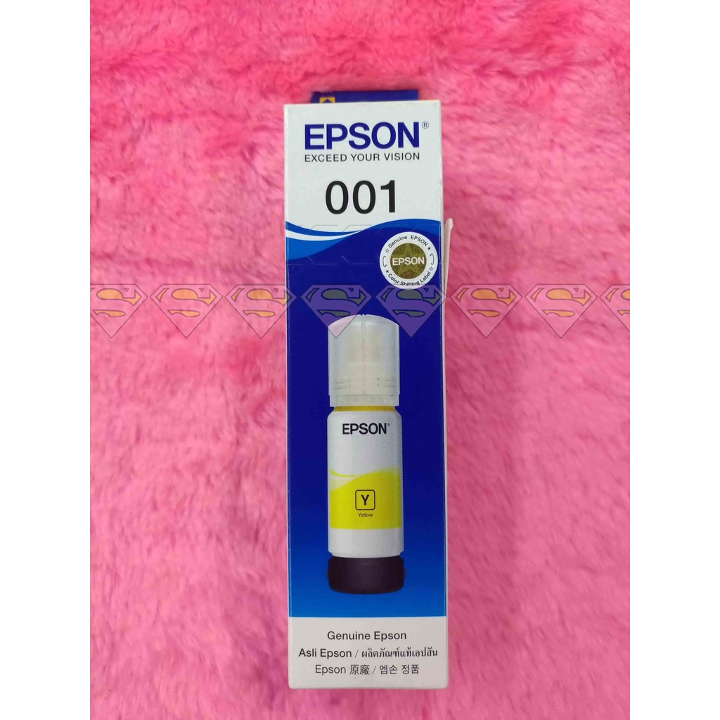 EPSON 001 YELLOW สีเหลือง ของแท้