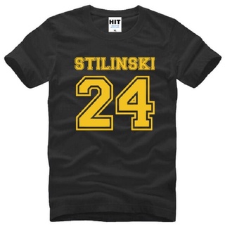 เสื้อยืดแขนสั้น คอกลม ผ้าฝ้าย พิมพ์ลายตัวอักษร Stilinski 24 ตัว แฟชั่นฤดูร้อน สําหรับผู้ชาย วัยรุ่นS-5XL