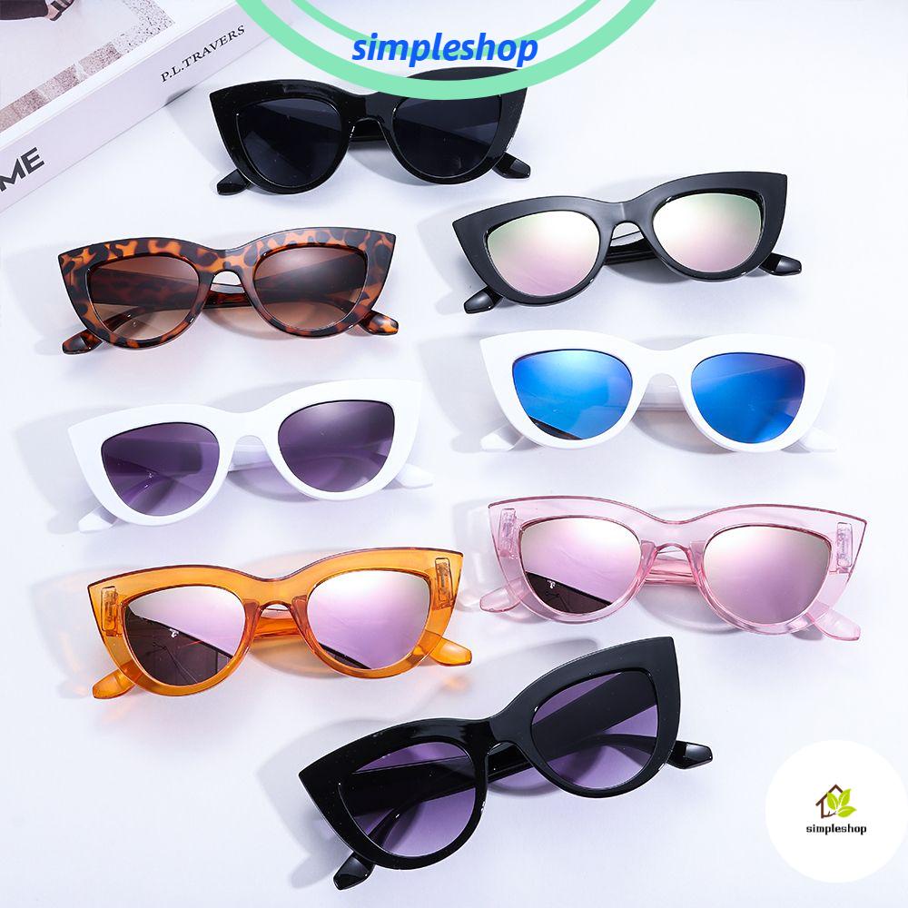 Bullabulling Retro Cat Eye Sunglasses For Women Fashion Irregular Punk Hip Hop Sun Glasses UV400 - Product Details