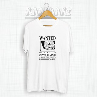 เสื้อยืดโปสเตอร์ลายการ์ตูน Sanji Wanted / ล่าสุด Onepiece Buronan สไตล์ญี่ปุ่น