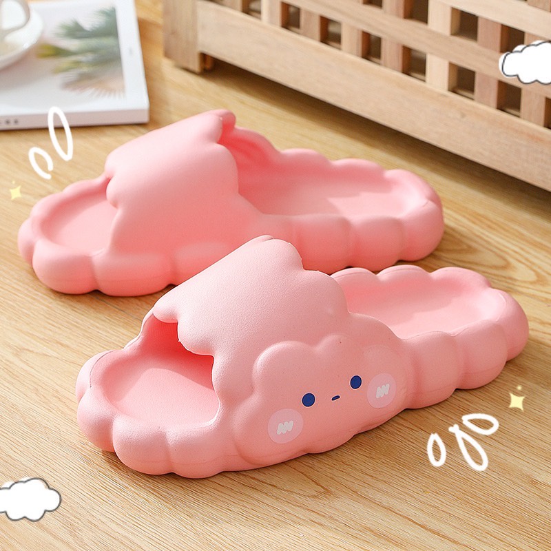 รองเท้าแตะ ทรงก้อนเมฆ  นุ่มเบาสบาย ใส่ลุยน้ำลุยฝนได้ แบบสวม แฟชั่น ☁