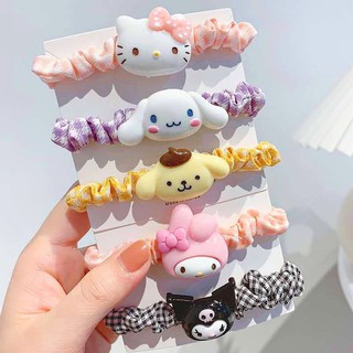 ยางรัดผม Sanrio แพ๊ค 5 ชิ้น 100.-💖 มาเพิ่มแล้วค่า น่ารักสุดๆ พร้อมส่ง