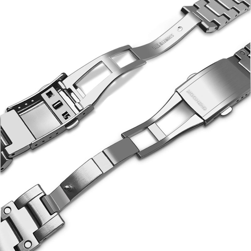 เคสโลหะ พร้อมสายนาฬิกาข้อมือสเตนเลส สําหรับ Casio DW GW5000 DW5600 5610 GW5600E
