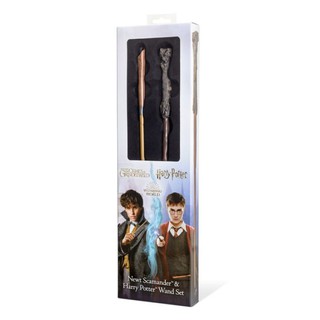 เซ็ทไม้กายสิทธิ์ Newt Scamander and Harry Potter งานแท้ Noble US.