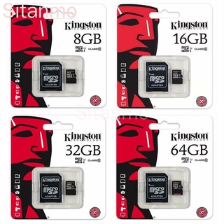 การ์ดหน่วยความจํา Micro SD 10 SDHC Kingston 8gb 16gb 32gb 64gb 128gb 256gb 10 คุณภาพสูง