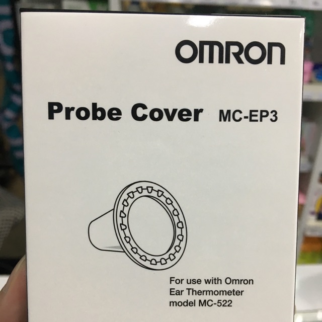 Omron Ear Thermometer Probe Covers  ที่ครอบปรอทยิงหูออมรอน รุ่น MC-EP3 และ TH839S แถว 40 ชิ้น