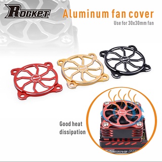 Wholesale Cooling Fan Protective Cover 1-2PCS Rocket 30x30mm Fan Protection Cover with High Quality Aluminun Material