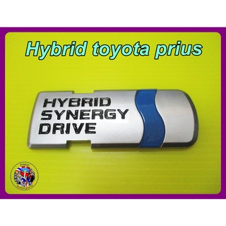 โลโก้ โตโยต้า ไฮบริด เพจงานอลูมิเนียม พรีอุส 1  -  Hybrid toyota prius Logo Badge Emblem