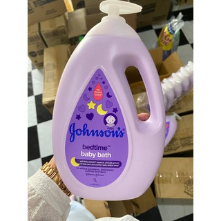 ครีมอาบน้ำjohnson Bedtime ขนาด1000ml. ครีมอาบน้ำจอห์นสันสีม่วง สูตรอ่อนโยน เจลอาบน้ำสีม่วง