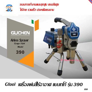 ST Hardware GuChen เครื่องพ่นสีแบบไร้อากาศ รุ่น G390  รับของใน 24ชม