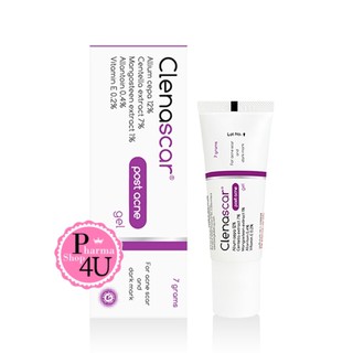 Clenascar Post Acne Gel 7/15g เจลใสดูแลรอยแผลจากสิว รอยแดง รอยดำ จางไวจริง