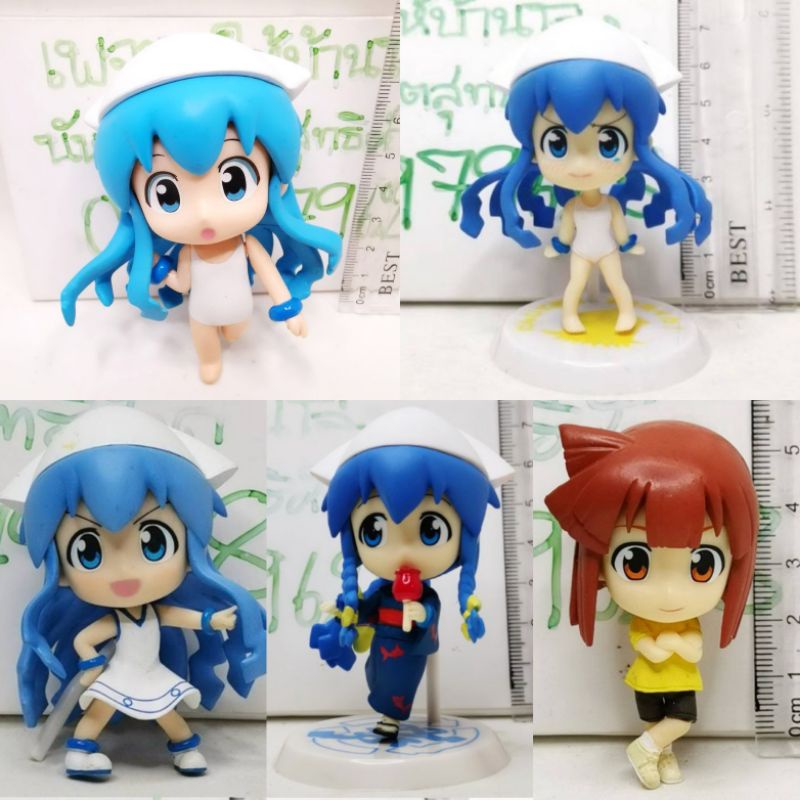 (แท้/มือ2) Banpresto SHINRYAKU! IKA MUSUME Ika Musume Chibi-Kyun Chara Figure Ichiban Kuji,Swimsuit 