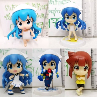 (แท้/มือ2) Banpresto SHINRYAKU! IKA MUSUME Ika Musume Chibi-Kyun Chara Figure Ichiban Kuji,Swimsuit ver. Yukata น้องหมึก