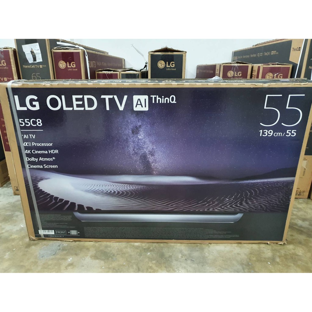 LG 55 นิ้ว รุ่น 55C8PTA OLED 4K SMART TV สินค้าเคลียร์ ตำหนิจุดดำอยู่ขอบจอ