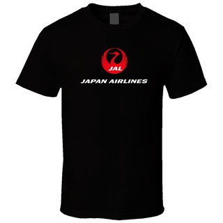 เสื้อยืดโอเวอร์ไซส์2021 GILDAN 2020 Gildan - Jal Japan Airlines เสื้อยืดลําลองผ้าฝ้ายแขนสั้น Size S - 3 XlS-3XL