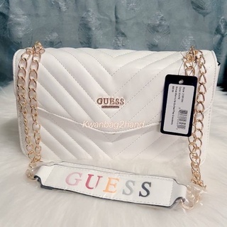 💥ราคาเท💥🇺🇸guess factory USA 💯% GUESS Blairsville Quilted Flap Crossbody